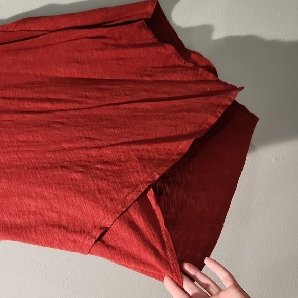 Melissa Paige Burnt Orange Sleeveless Top Size Medium - Picture 2 of 4